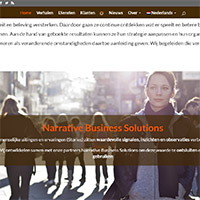 Screenshot Storyconnect website